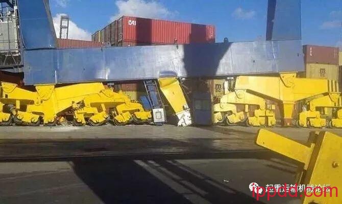 中远集装箱轮埃及再惹事,撞坏两台岸桥!