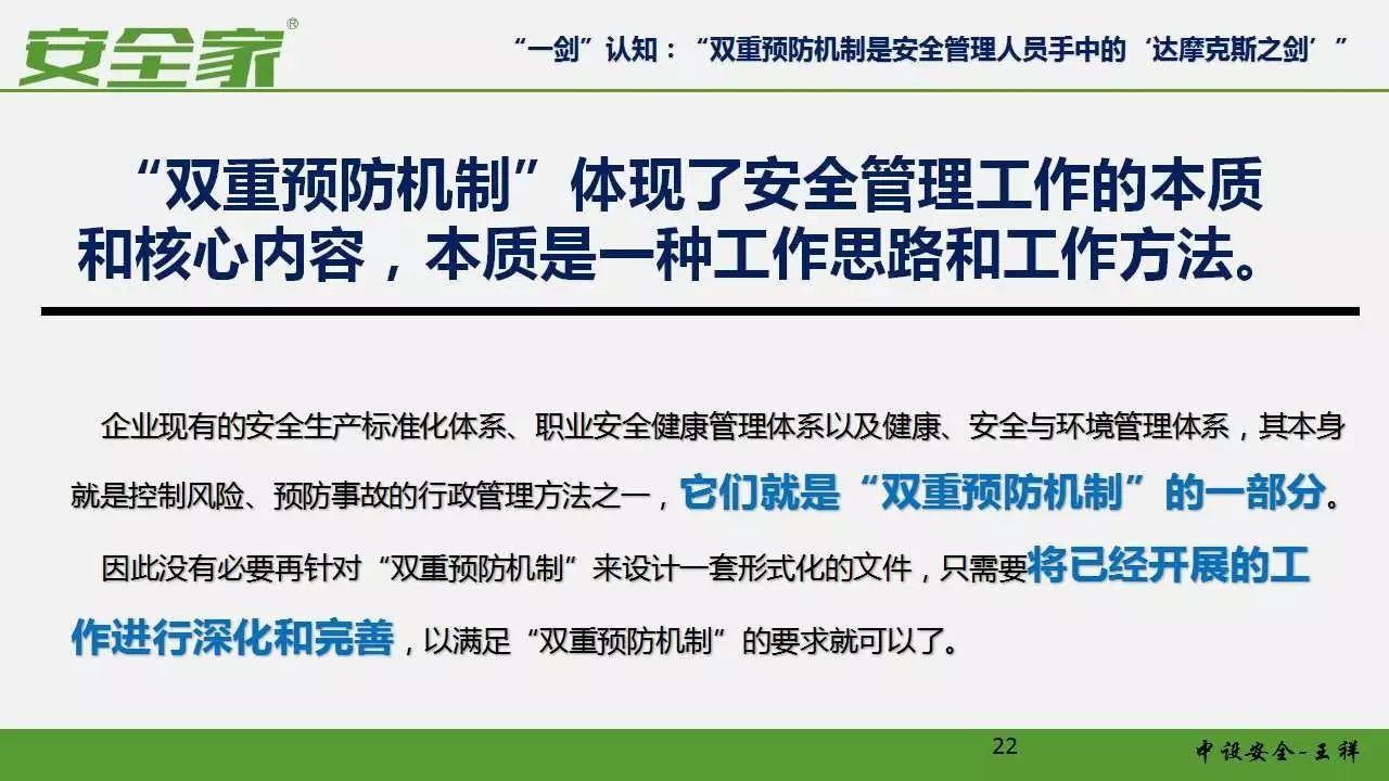 【安全培训】风险管理和隐患排查双重预防体系