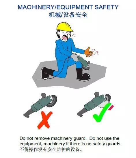 来自国外的32张漫画图助你轻松明了现场作业安全！