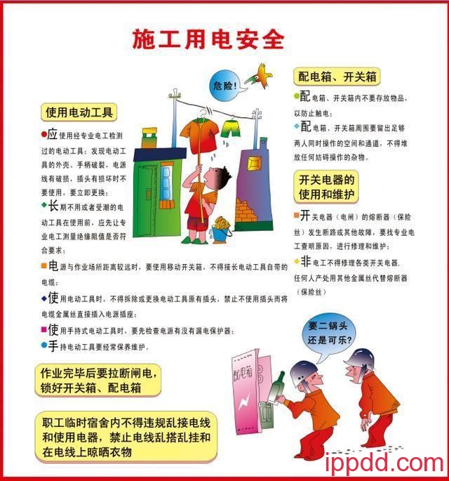 建筑施工现场安全生产挂图，港口行业可拿来借鉴