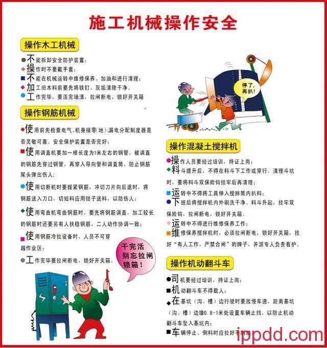 建筑施工现场安全生产挂图，港口行业可拿来借鉴