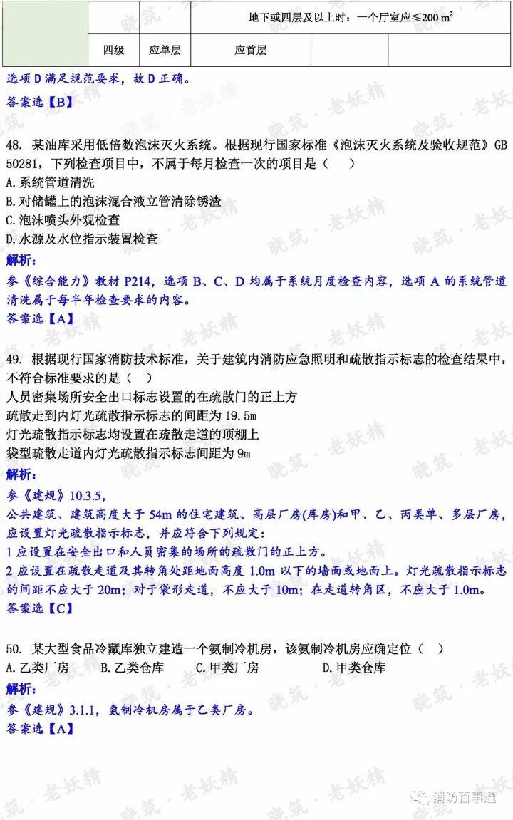 2017年注册消防工程师真题解析（全科），明年还约吗？