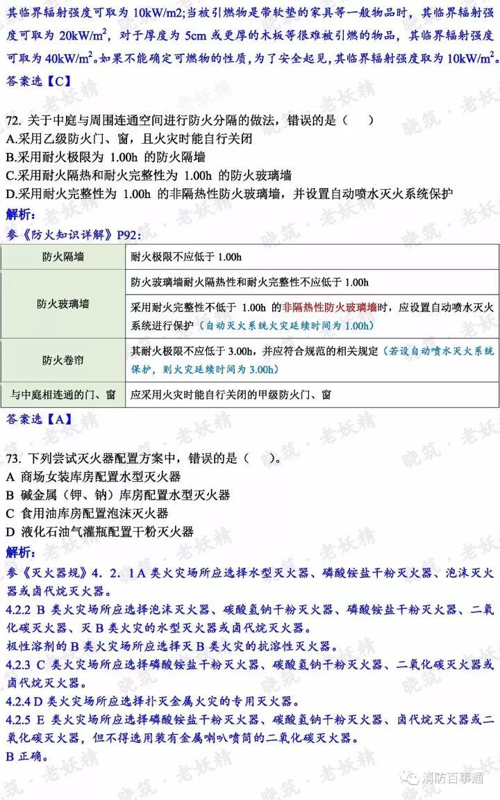 2017年注册消防工程师真题解析（全科），明年还约吗？