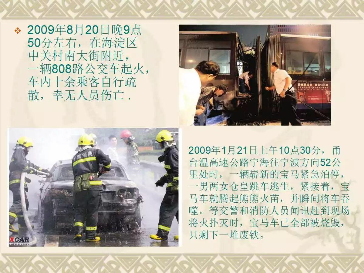 车辆火灾知识培训实用讲义（可编辑版PPT）