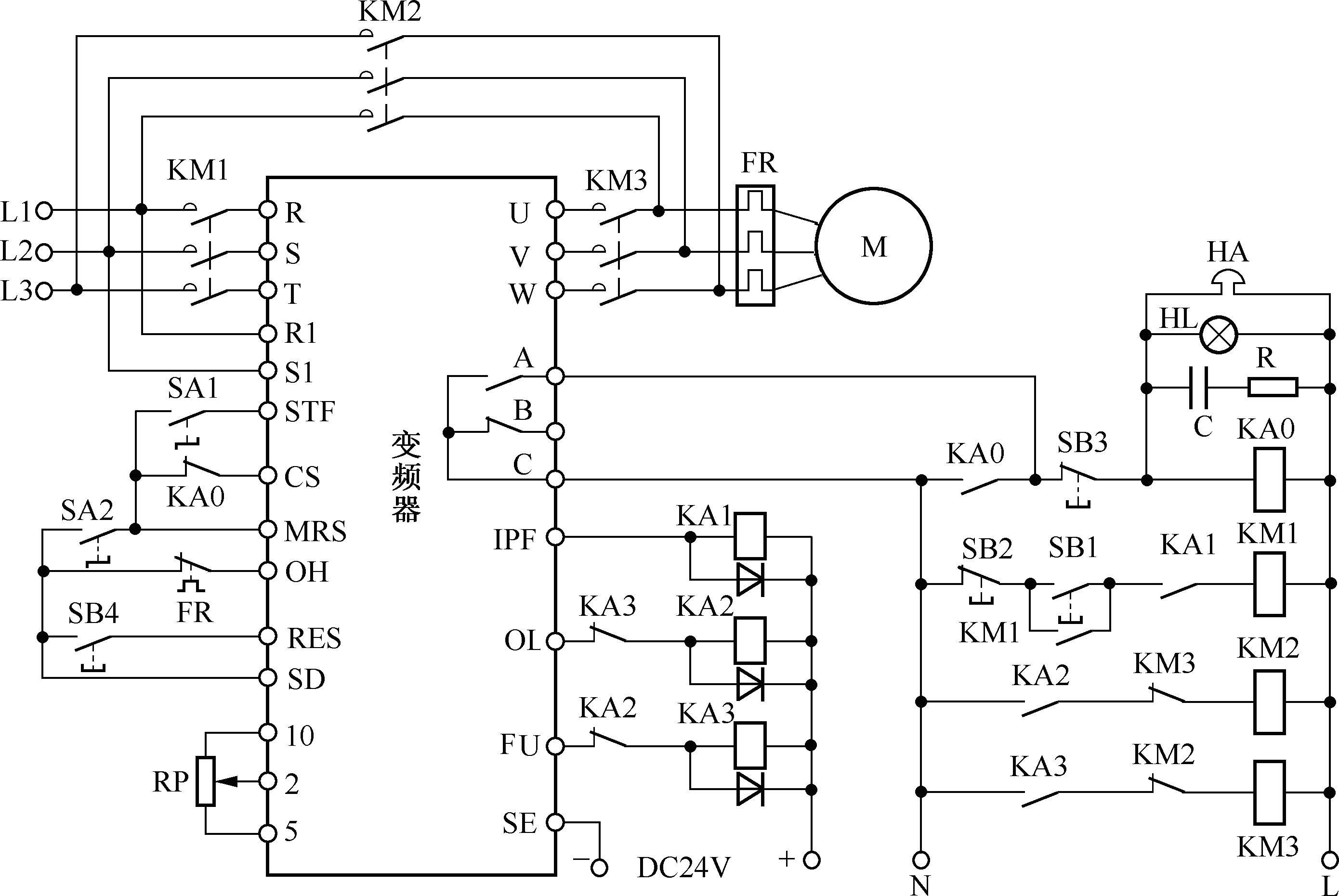 变频器典型控制电路及参数设置~新手必须掌握! 新手必须掌握的变频器典型控制电路及参数设置~!