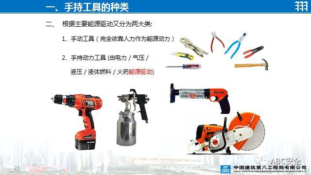 PPT | 视频 | 关于手持工具安全