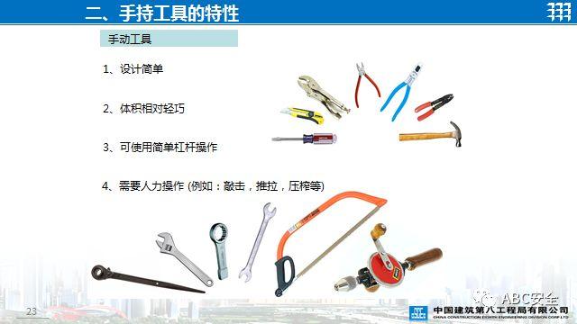 PPT | 视频 | 关于手持工具安全