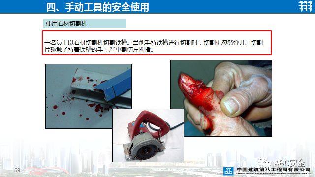 PPT | 视频 | 关于手持工具安全