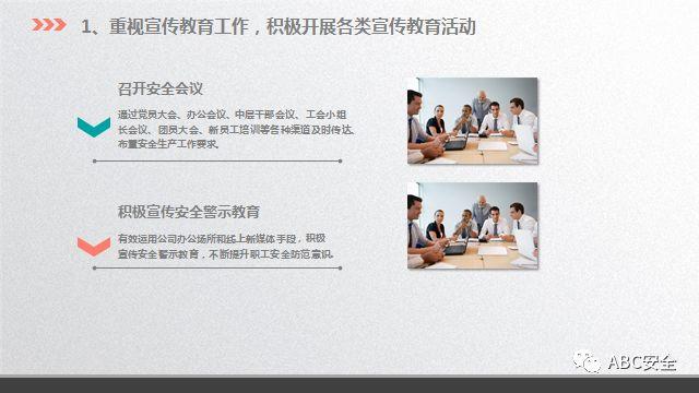 模板 ！安全生产工作汇报PPT