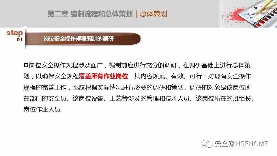 安全操作规程的撰写培训