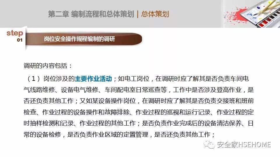 安全操作规程的撰写培训