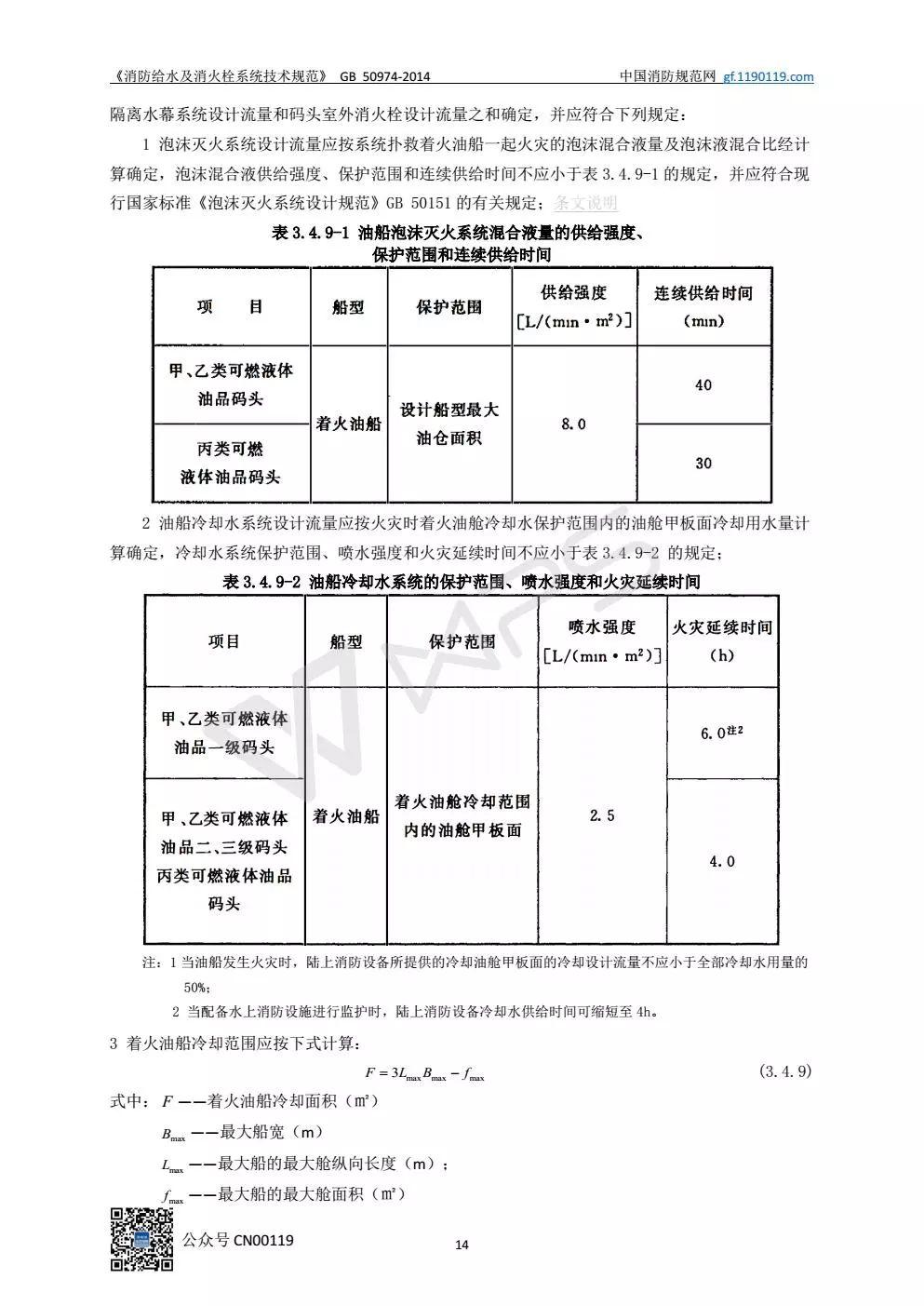 《消防给水及消火栓系统技术规范》 GB50974-2014（送PDF）
