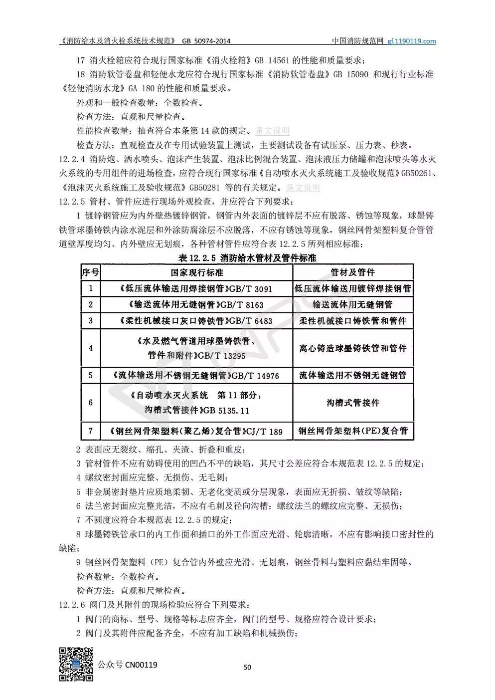 《消防给水及消火栓系统技术规范》 GB50974-2014（送PDF）