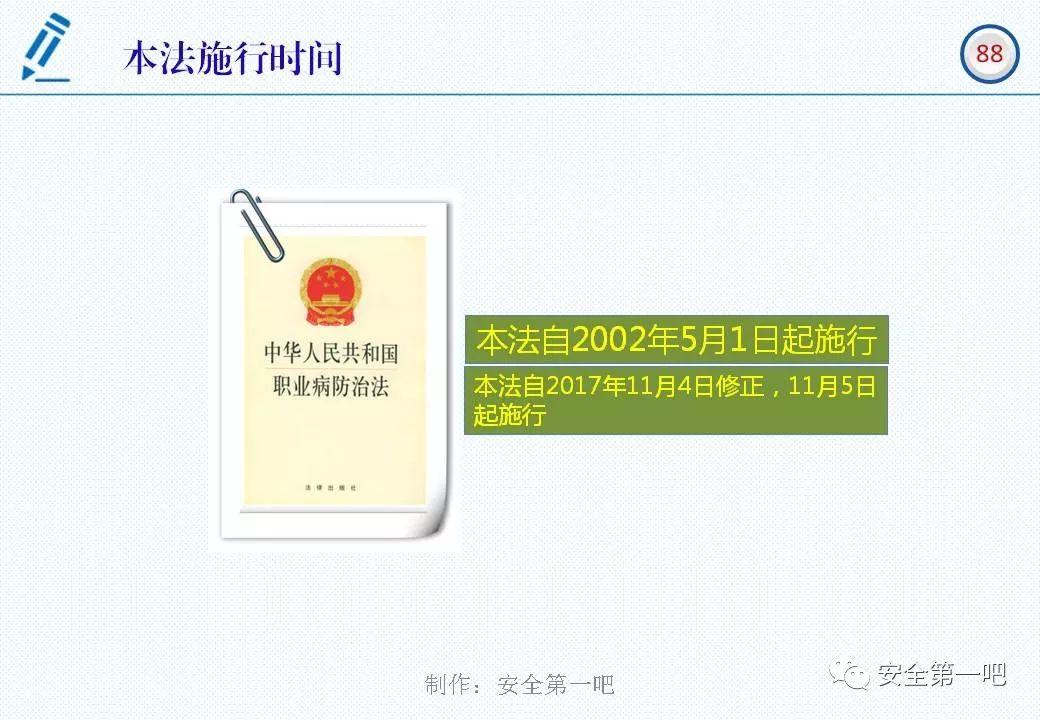 120张PPT，图解新修《职业病防治法》