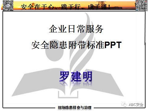 隐患如何查？要把最新依据拿！有图有对照，不会让我们再抓瞎！！｜166张日常隐患更新PPT来了