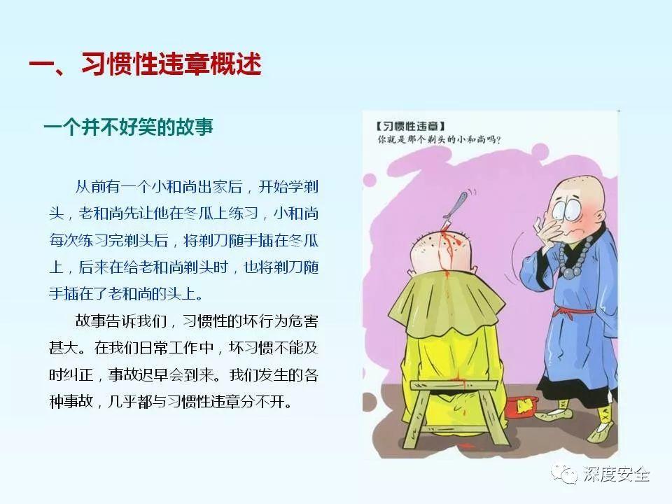 精品PPT---习惯性违章培训