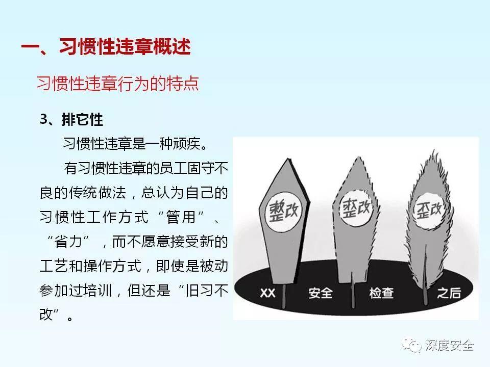 精品PPT---习惯性违章培训