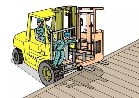 痛心！山东一叉车司机违规操作,，活活摔死搬运工！