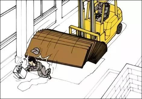 痛心！山东一叉车司机违规操作,，活活摔死搬运工！