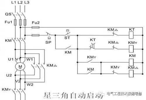涨知识 | 电动机星三角启动电路图、接线图、原理图