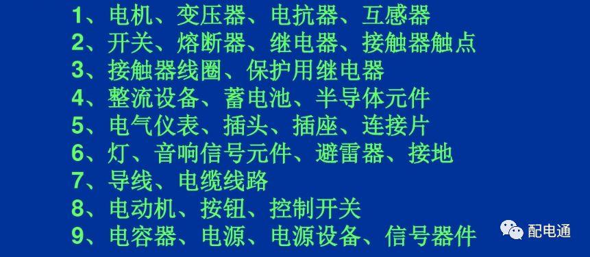 常用电气符号大全