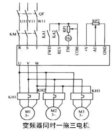变频器同时一拖多电机时，注意的6点问题