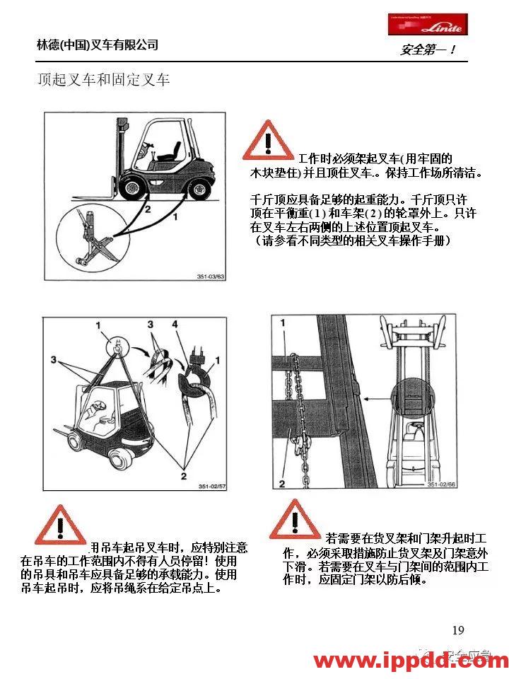 【彩本】林德叉车安全操作规范，下载直接打印