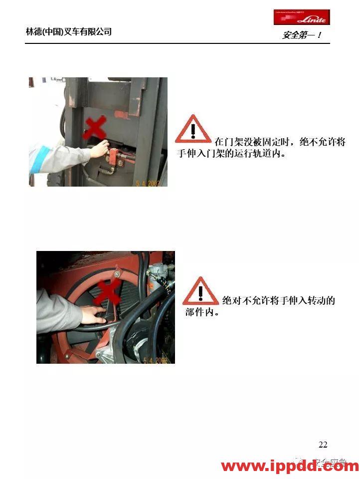【彩本】林德叉车安全操作规范，下载直接打印