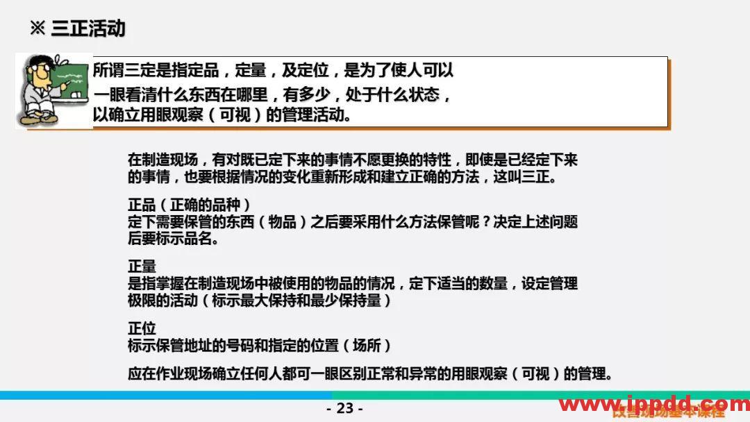【PPT】5S &三定基本课程