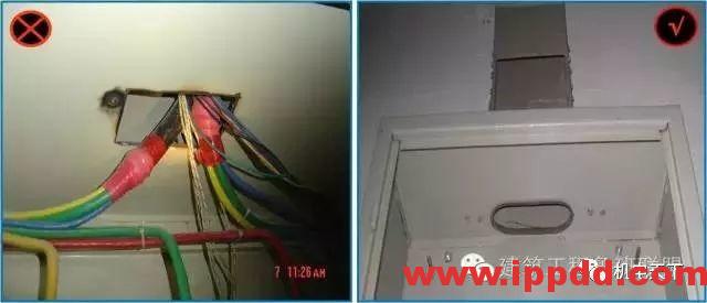 【干货】机电安装工程中屡见不鲜的质量通病32条，正确+错误图文对比！