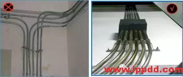 【干货】机电安装工程中屡见不鲜的质量通病32条，正确+错误图文对比！