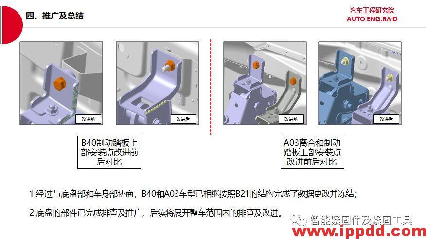 使用带弹簧垫圈螺栓固定不防松问题改进...