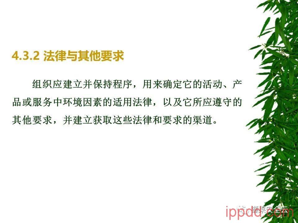 ISO14001环境管理体系标准及环境法律法规介绍 112张PPT ISO14001环境管理体系标准及环境法律法规介绍 112张PPT