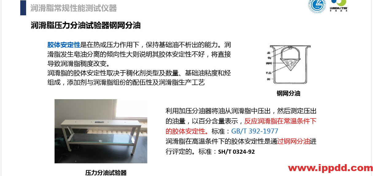 (完整版)润滑油脂性能指标解读PPT
