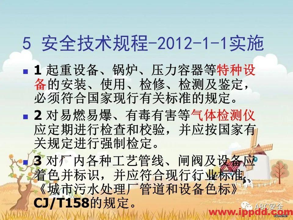 安全知识培训|污水处理厂|PPT
