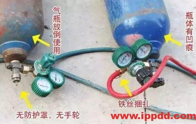 配电箱旁放乙炔瓶？罚！气瓶安全管理不到位，真的会要人命！