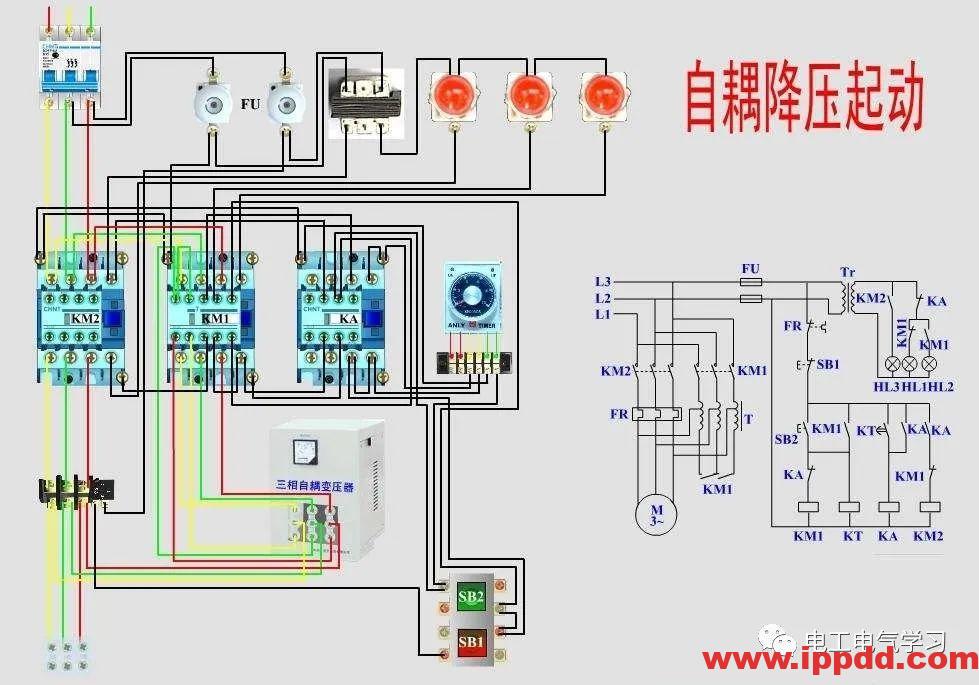 20年老电工总结,常见的电机控制方式都在这,学会很简单