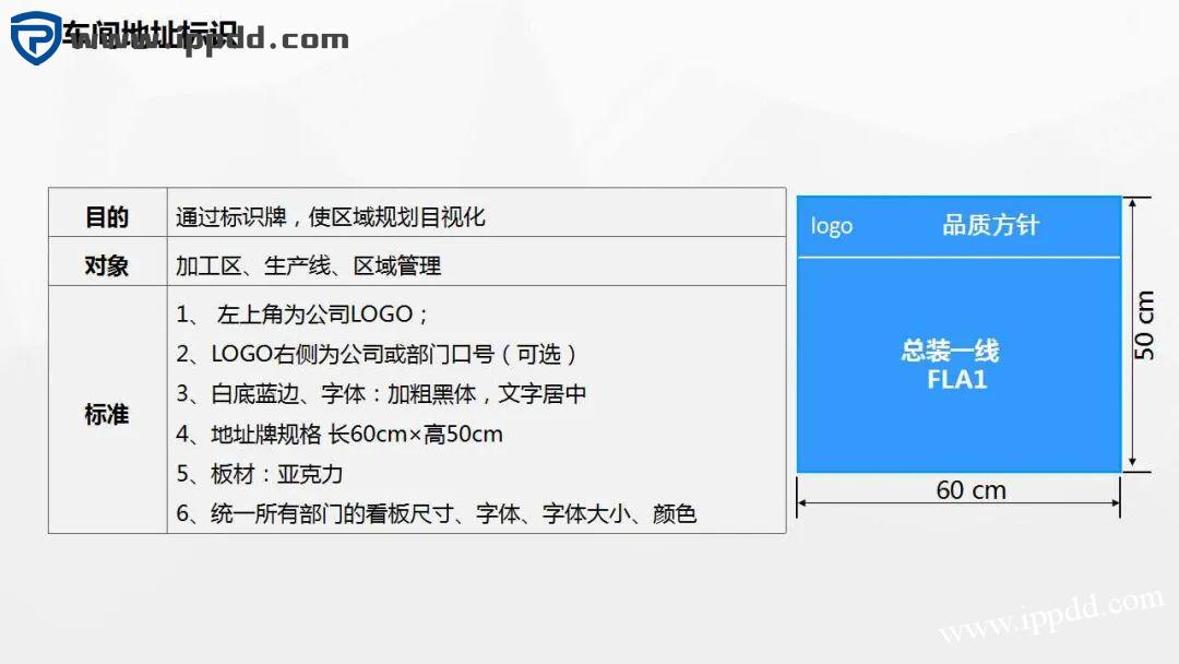 车间划线及标识管理标准 车间划线及标识管理标准