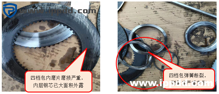 DRT正面吊变速箱上四挡,机车不能正常行驶的快速维修