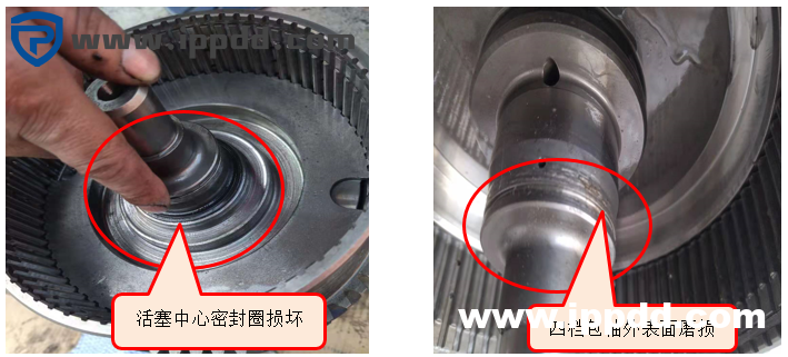DRT正面吊变速箱上四挡,机车不能正常行驶的快速维修