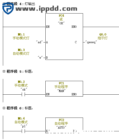 某央企电工技术比武试题,西门子PLC实例