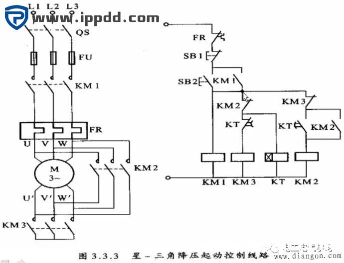 4张图让你彻底搞清楚电动机星三角降压启动电路图