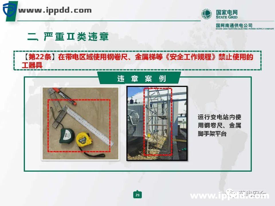 国家电网典型严重违章图册2021版