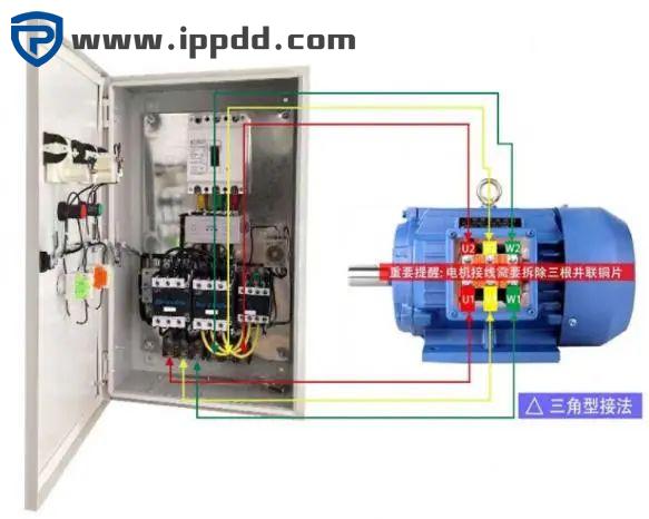 37KW的电机为什么需要用三个接触器？