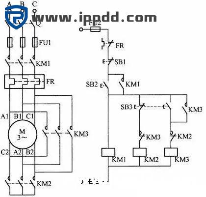 37KW的电机为什么需要用三个接触器？