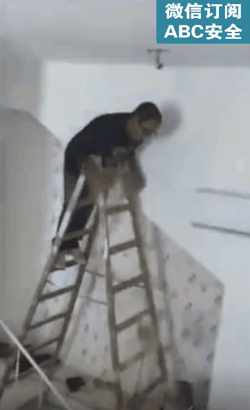 人字梯作业事故案例