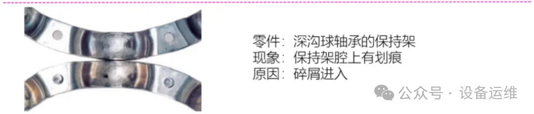 结合图片“直观看看”轴承损坏的各种情况以及措施