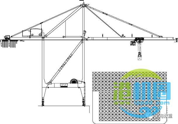 上海数重技术分享：岸边集装箱起重机大梁偏斜矫正技术
