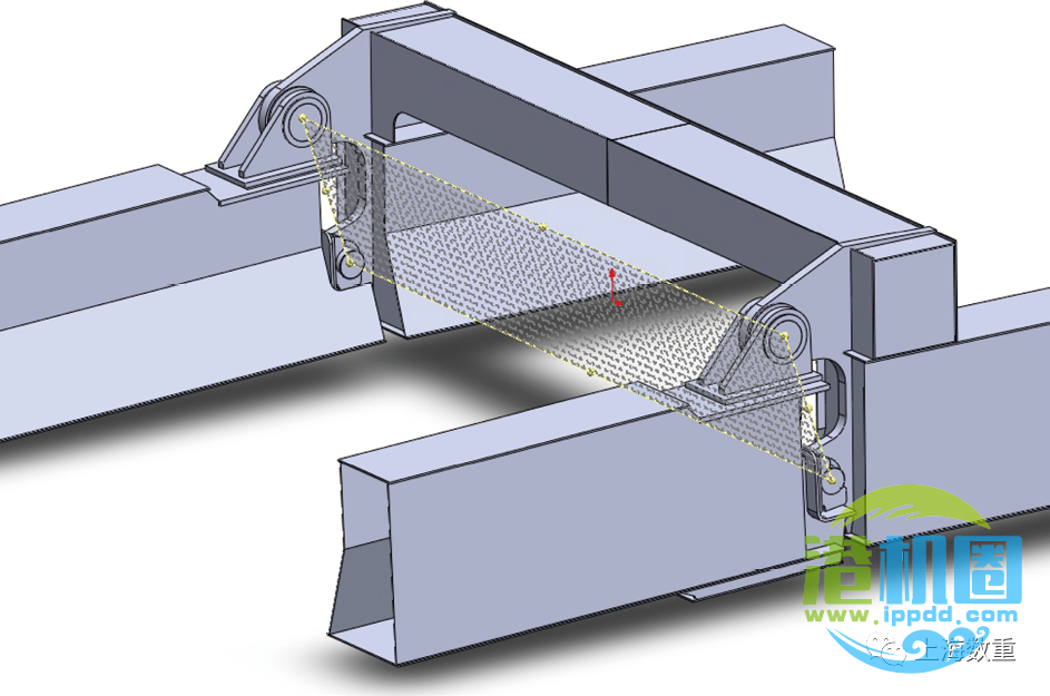上海数重技术分享：岸边集装箱起重机大梁偏斜矫正技术