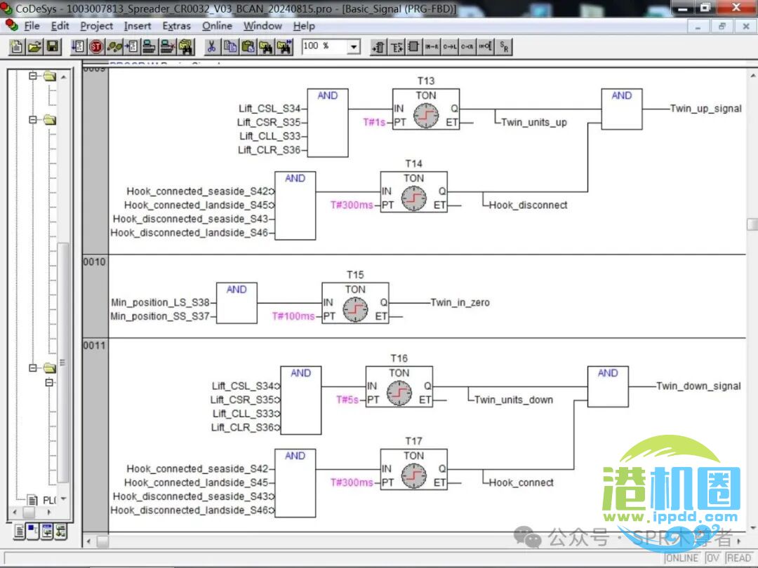 知识 | 振华吊具中锁上下信号原理